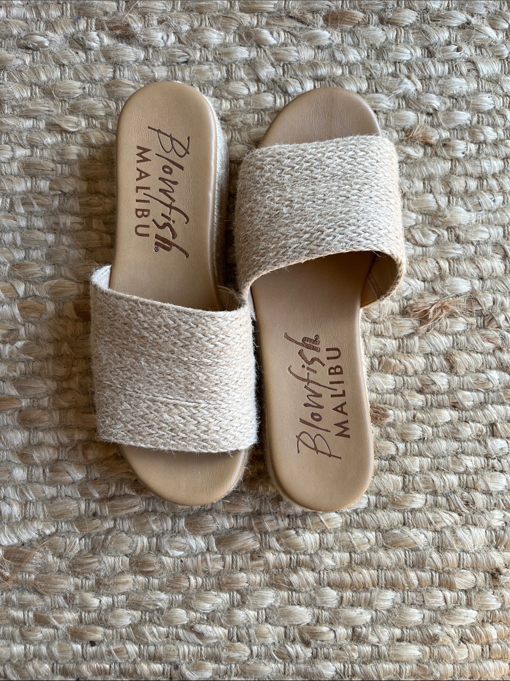 Blowfish Woven Slide Sandals in Natural -  Women